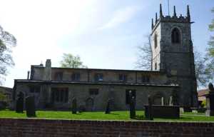 View of the church from the north