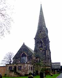 View of the church from the west