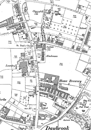 Section from 1900 Ordnance Survey map
