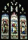 Three-light window in south aisle