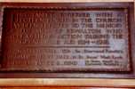 The War Memorial tablet