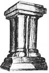 Drawing of the pillar piscina
