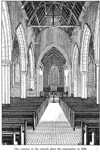 Drawing of the interior following the 1896 restoration