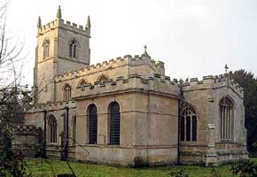 View of the church from the south-east