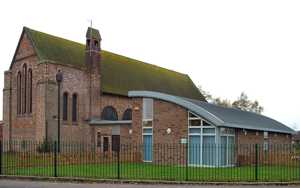 View of the church from the north-east