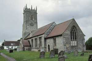 View of the church from the south-east