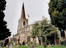 View of the church from the south-east