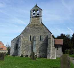 View of the church from the west