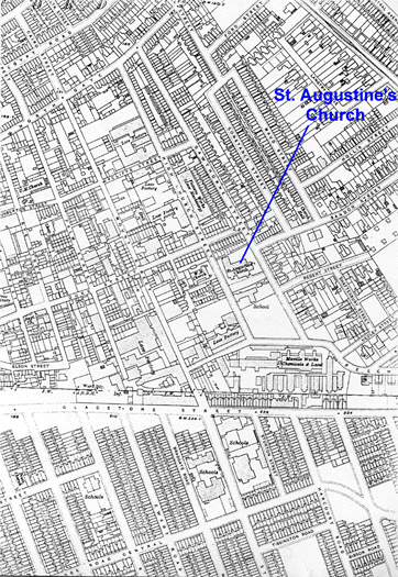 Section from 19?? Ordnance Survey map