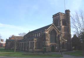 View of the church from the north-west