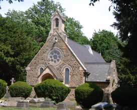 View of the church from the south-west