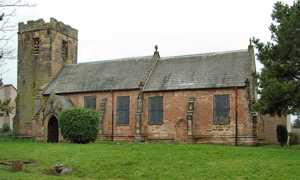 View of the church from the south