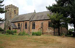 View of the church from the south