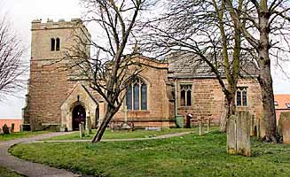 View of the church from the south