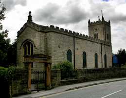 View of the church from the north-east