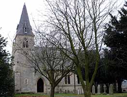 View of the church from the south