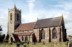 View of the church from the south-east