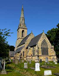 View of the church from the south-east