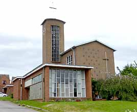 View of the church