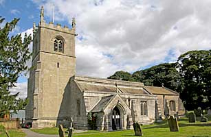 View of the church from the north