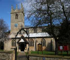 View of the church from the south