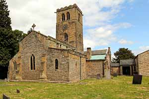 View of the church from the south-east