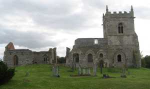 View of the church from the north