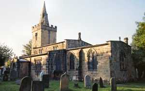 View of the church from the south-east