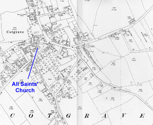 Section from 1919 Ordnance Survey map
