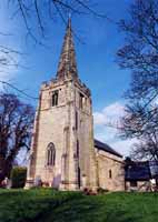 View of the church from the South-west