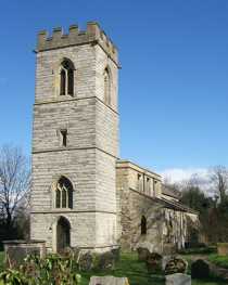 View of the church from the south-west