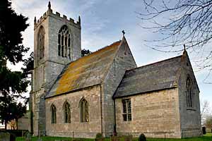 View of the church from the north