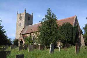 View of the church from the south