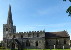 View of the church rom the south