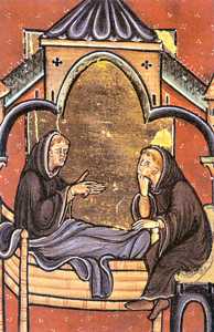 Representation of a monastic hospital