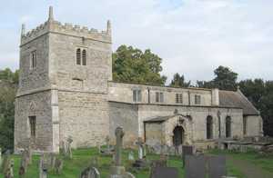 View of the church from the south-west