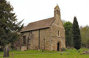 View of the church from the north