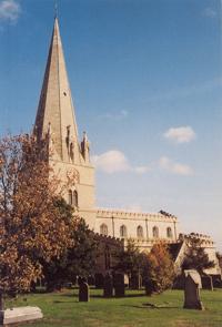 View of the church from the south-west