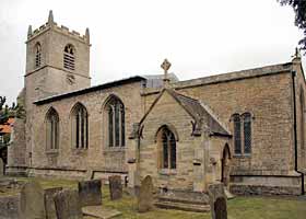 View of the church from the north-east