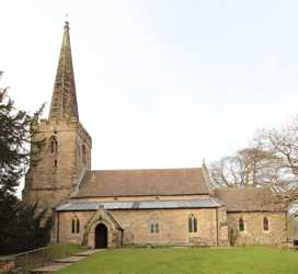 View of the church from the south