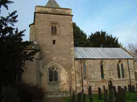 View of the church from the south