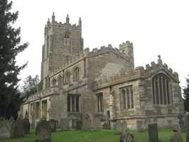 View of the church from the south-east