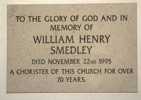 Smedley Memorial