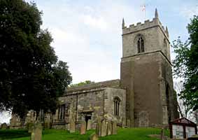 View of the church from the north