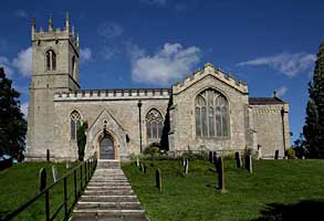 View of the church from the south