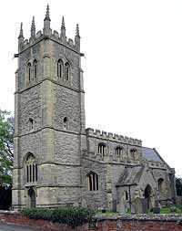 View of the church from the south-west