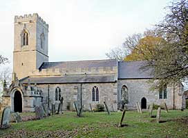 View of the church from the south