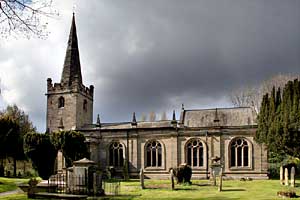 View of the church from the south