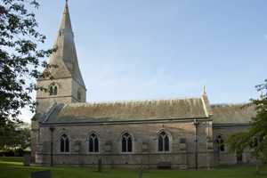 View of the church from the south