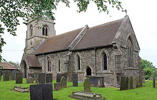 View of the church from the south-east